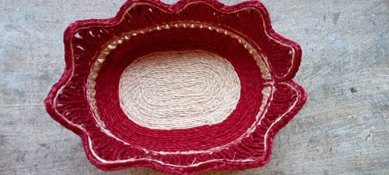 EcoWeave Handmade Banana Fiber Serving Tray