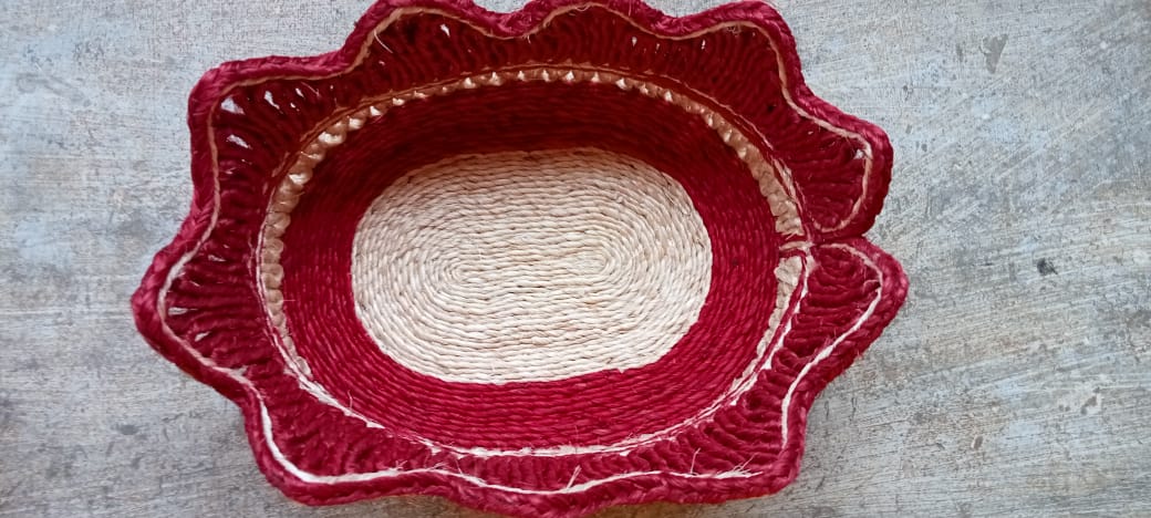 EcoWeave Handmade Banana Fiber Serving Tray